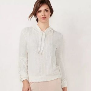 LC Lauren Conrad Hooded Sweater Large